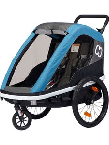 Hamax Sport Fahrradanhänger AVENIDA Zweisitzer (incl. bicycle arm & stroller wheel) Fahrradanhänger Fahrradanhänger hamax sportflashsale Fahrradanhänger für 2 Kinder