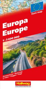 Europa Strassenkarte 1:3,6 Mio.