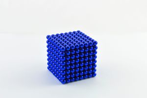 512 Stück Neodym Kugeln-Magnet 5 mm Ø Blau - Puzzle