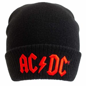 AC/DC - Mütze Logo HE1466 (Einheitsgröße) (Schwarz/Rot)
