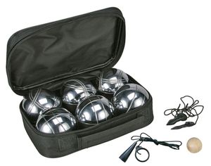 Boule Set Boccia 6 Kugeln Metallkugeln