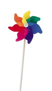 Summerplay Rainbow Mühle H76X daimeter 32 cm, Farbe:Multicolor
