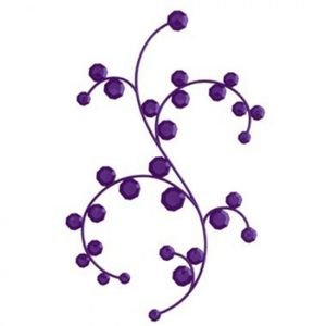 Raumteiler ANTOINETTE transparent violett von Koziol