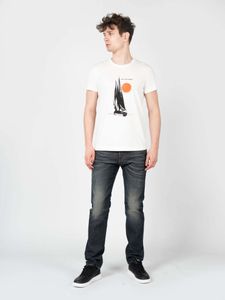 Diesel T-shirt "T-Iny" - A05152-0ASUB-141 - Biały- Rozmiar: XXL(EU)