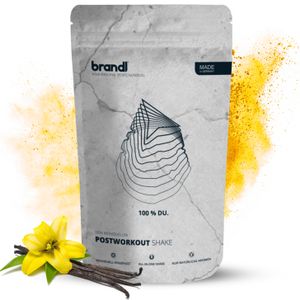 brandl® Protein-Pulver All-in-One nach dem Training | 5K-Protein-Mix | Vanille | Vegan | 600 g