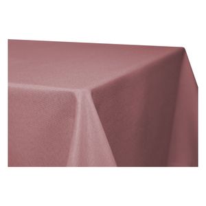 Tischdecke quadratisch 130x130 cm altrosa Leinenoptik Lotuseffekt Tischwäsche