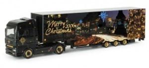 II. WAHL Herpa 152525 MAN TGA XXL Jumbo Planen-Sattelzug Weihnachten 2