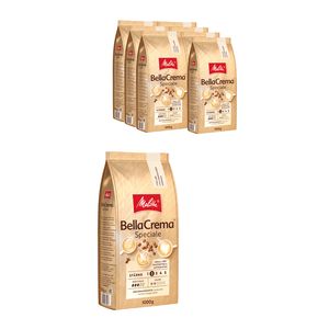 MELITTA Ganze Kaffeebohnen BellaCrema Speciale 8x1 kg milder Geschmack Stärke 2