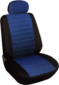 WOLTU 7232 Sitzbezug Auto Einzelsitzbezug universal Größe, 1er-Set,schwarz/blau