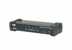 Aten CS1924M CS1924M KVMP prepínač 4-portový, DisplayPort s MST, USB 3.0, 4K