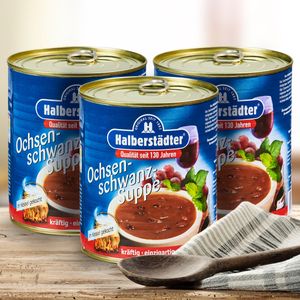 Halberstädter Suppen & Eintöpfe, Ochsenschwanzsuppe, 3 x 800 g