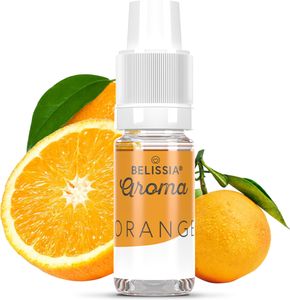 Belissia Lebensmittelaroma Orange - 10ml Hochdosiertes Aroma - Kalorienfrei, Vegan - Für Speisen, Getränke, Shake, Quark, Nebelmaschine, Diffuser uvm.