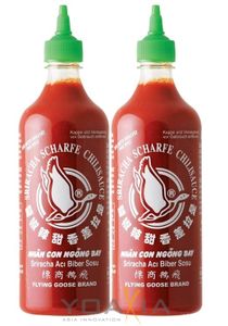 Doppelpack FLYING GOOSE Sriracha scharfe Chilisauce (2x 730ml) Hot Chili Sauce