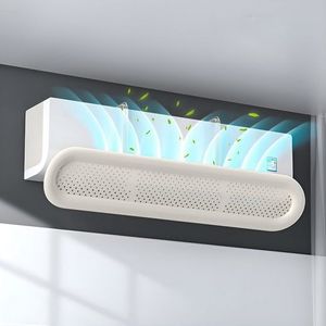 Trennwandplatten Windabweiser für Klimaanlagen – direkter Zugluftschutz für Babyzimmer（Creme farben）