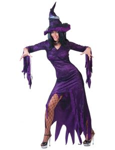 Zauberin Mysterie Hexe Karneval Fasching Halloween Kostüm 40-42