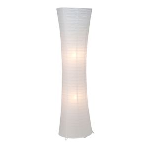 BRILLIANT Standleuchte Becca | moderne und dekorative Stehlampe | weiß | Metall/Papier | 2x E27 max. 40 W