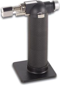Velleman Professioneller Mikrogasbrenner mit stabilem Fuß, auf Butangas, erreicht Temperaturen bis
