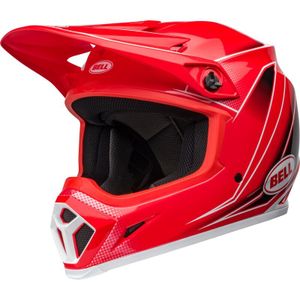 BELL MX-9 Mips Helm - Zone Gloss Red