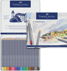 FABER-CASTELL Aquarellstifte GOLDFABER 48er Metalletui