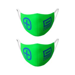 Chiemsee Mund-Nasen-Maske Behelfsmaske Alltagsmaske für Kinder grün 2 Stück