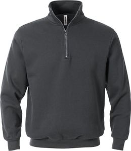 Fristads Acode Zipper-Sweatshirt 1737 SWB 116774, Farbe:dunkelgrau, Größe:S