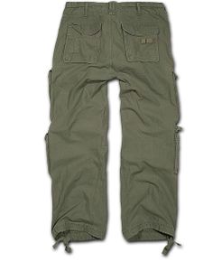 Brandit - Pure Vintage Trouser Oliv Cargohose Outdoor Army Armeehose   Hose Größe M