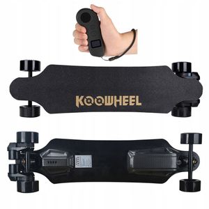 Koowheel S4 Elektro-Skateboard-Bausatz für Erwachsene und Jugendliche, 2.4G langes ferngesteuertes Board mit 1000*2W Motor mit Doppelnabe, 130 kg