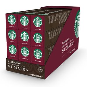 Starbucks® - Single-Origin Coffee Sumatra by Nespresso® Dark Roast - 12x 10 Kapseln