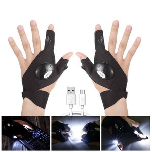 LED Angeln Handschuhe mit Wasserdichtem Licht Angelzubehör Männer Geschenk