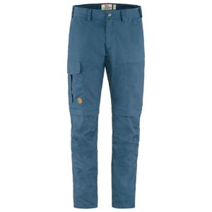 Fjällräven Karl Pro Zip-off Trousers 81463 indygo niebieskie G-1000 spodnie z suwakiem dla mężczyzn 46