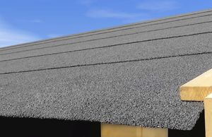 Selbstklebende Bitumendachbahn für Karibu Satteldächer schwarz 2,5m²