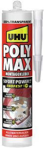 UHU Montagekleber POLYMAX SOFORT POWER ENDFEST TRANSPARENT