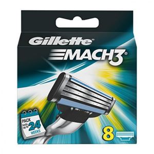 Gillette Mach3 Rasierklingen, 8er Pack