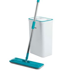 CLEANmaxx Wischmopp Easy Mopp - 2,5l - weiß/türkis