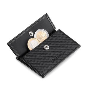 Coin Pocket mit RFID-Schutzkarte für ZNAP Slim Wallets 8 und 12 Druckknopf