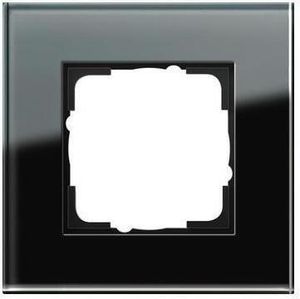 021105 Rahmen 1Fach Glas Schwarz