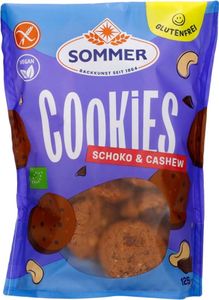 Sommer Glutenfreie Cookies Schoko Cashew -- 125g Sommer Glutenfreie Cookies Schoko Cashew -- 125g