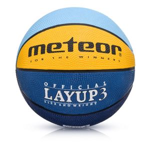 BASKETBALL. METEOR LAYUP #3 blau/gelb/blau