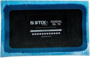STIX 1x Radialer Reifenreparatureinsatz, 65 x 105 mm, STR SL16
