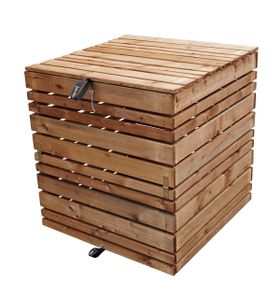 Komposter aus Holz mit Falltüren - 420 L - LIGN Z