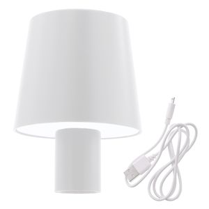 Akku Touch Flaschenleuchte 60 LED 14 x 10 cm - weiß - Flaschenlicht warm und kalt weiß zum Aufstecken auf Flaschen - Deko Flaschen Lampe Tischleuchte dimmbar wiederaufladbar für den Innenbereich