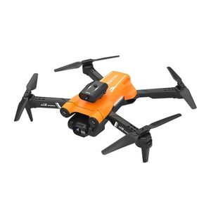 S17 RC Drohne 8K HD Kamera WIFI FPV Drohne Dual Kamera für Anfänger Mini faltbar Quadcopter, Orange