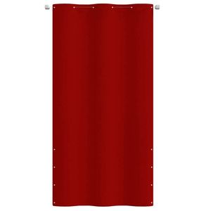 vidaXL Balkon-Sichtschutz Rot 120x240 cm Oxford-Gewebe