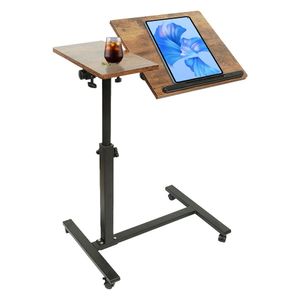 Laptoptisch Notebooktisch Computertisch mit Rollen höhenverstellbar