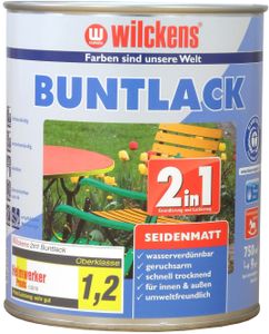 Wilckens Buntlack 2in1 seidenmatt, 750 ml, RAL 7016 Anthrazitgrau