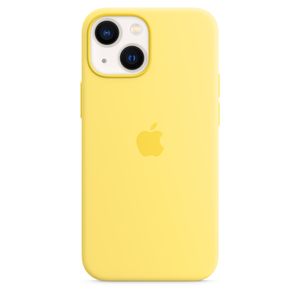Apple Silikon Case iPhone 13 mini     ye  mit Magsafe, zitronenschale