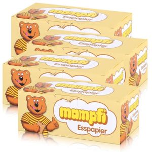 Mampfi Esspapier Oblaten 200 Stück - unverwechselbarer Geschmack (4er Pack)