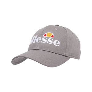 ellesse Uni Cap RAGUSA - Baseball Cap, Logo Stickerei, Baumwolle Twill, einfarbig Grau