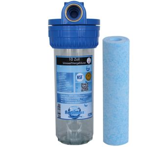 Trinkwasser Filtergehäuse Filtertasse 10 Zoll 1"IG Sedimentfilter antibakteriell