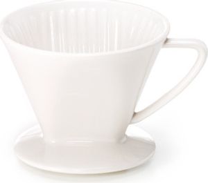 Kaffeefilter "Else" Keramik, weiß- Größe XL Ø 12,2 cm, H. 10 cm